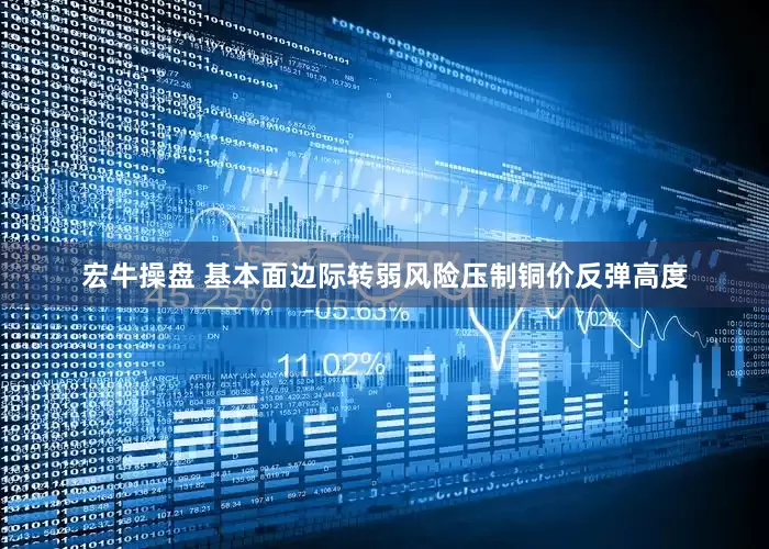宏牛操盘 基本面边际转弱风险压制铜价反弹高度